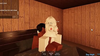 Roblox slut getting fucked by one more BBC in a