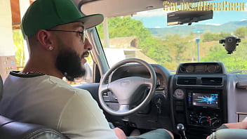 After exercising I end up in my neighbor's car fucking