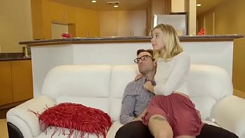 Step daughter take care her step dad behind her step