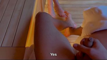 Fucking my Stepsister in the Sauna