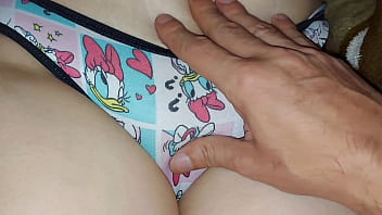 Xxx My stepdaughter shows me her new panties that smell