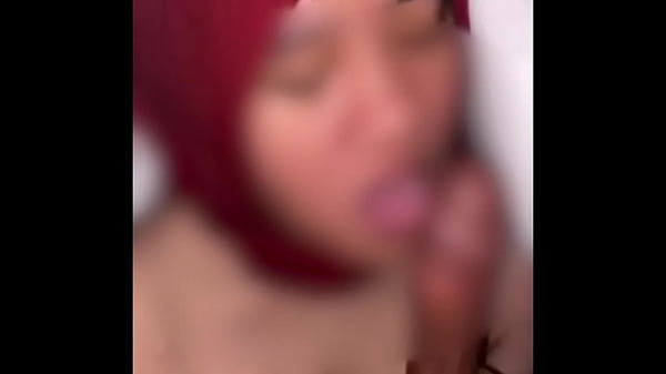 Indonesian porn fucking tight pussy big cock red hijab