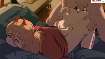 Power having sex with Denji(Chainsaw Man Hentai))