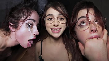 DADDYS FLOOR LICKING WHORE - She Made Him Cum In