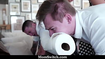 Stepmoms Discipline Their Stepsons by Spanking Them and Then Swapping