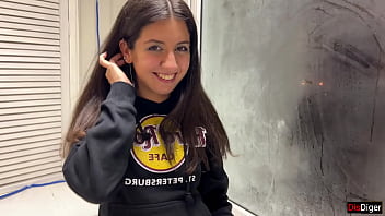 Cute girl at party suggested sex on balcony while her