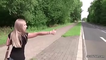 Young girl picked up after school and fucked