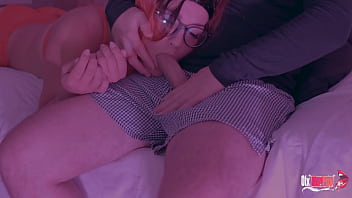 Beautiful sexy StepMommy & Step-Son Share a Couch Step-Son fucked