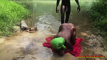 LOCAL STREAM BATH END IN HARDCORE DOGGY STYLE FUCK