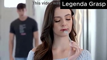 Stepsister teases her brother while studying Subtitled. If you want