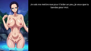 Hentai joi fr Nico Robin One Piece Futanari, A2M, Pissplay,
