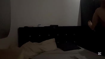 Mature woman with big tits gets on all fours, moans,