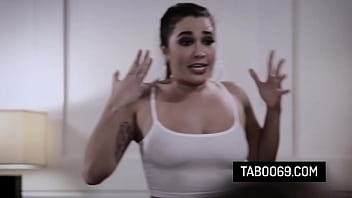 Perv stepdad shares cock with his teen stepdaughters Alison Rey