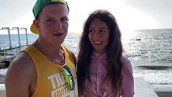 Cuckold watches his slut wife fucking with stranger and stranger