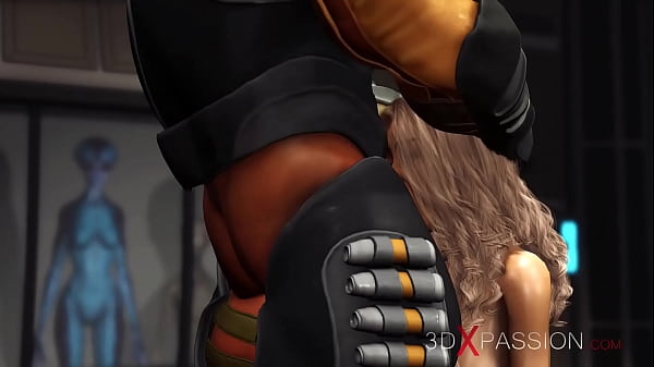 Area 51. A sexy young blonde gets fucked hard by