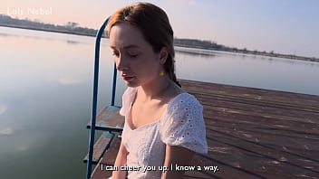 I met a sad cutie on the dock... Fucked her