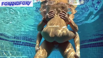 Pool sex compilation: anal creampie, cum on ass, cum in