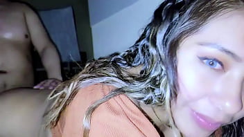 Cuckold watches me fuck his wife with my 10cm cock