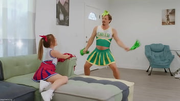  - Cute Cheerleader Katie Kush Takes A Pussy Pounding