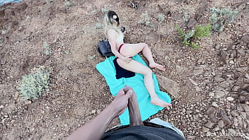 Public dick flash on the beach. She was shocked at