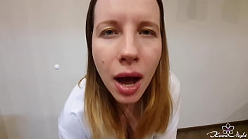 Secretary Sucks My Dick Off During Work Break and Licks