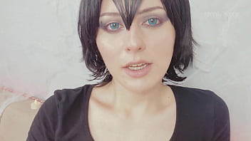 You and Mavis are alone in Dracula's castle and she