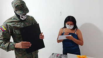 The soldier had sex with the Venezuelan saleswoman for the