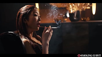 Japanese Girl Dirty Talk - Smoking Cigarette and Blowing Smoke