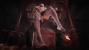 Leon Hard Penetrates Ashley Graham's Vagina | Resident Evil