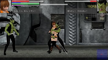 Aya has sex with aliens men in The hou of