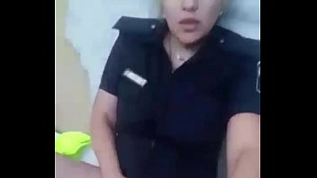 Uniformed girl jerks off very hot
