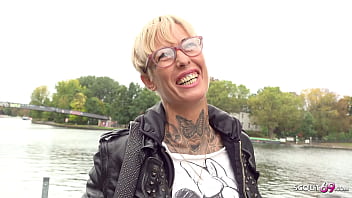 GERMAN SCOUT - THIN PAINTED MUVA VICKY FROM BERLIN PICKUP