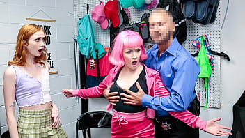 Mall Security Guard Has Naughty Plans for The Shoplifters -