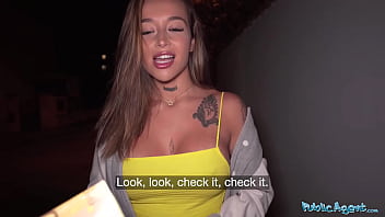 Public Agent Thick big ass Latina slides it on a