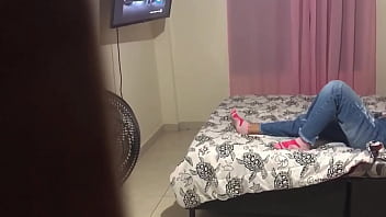 I FIND MY STEPDAUGHTER FINGERS HER PUSSY IN HER ROOM