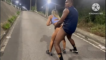 WIFE CHEATING ON CUCKOLD WITH A HUGE BLACK MAN IN