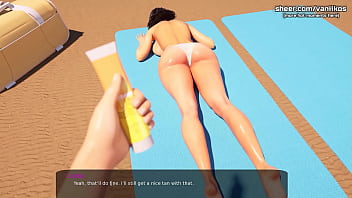 Hot babe college girl goth teen gets a big cock