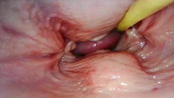 HOT INTERNAL POV. CAMERA INSIDE HER PUSSY WHILE I FILL