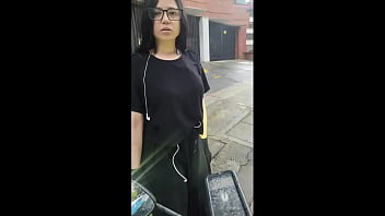 Carrying an order I meet this strange and pretty girl