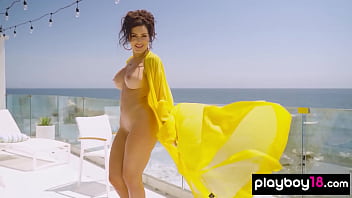 Barely clothed MILF CJ Sparxx reveals her massive boobs at