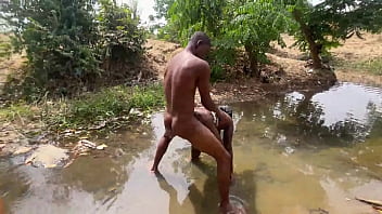 Two baddies banged sweet Dark Ebony