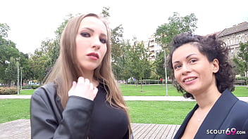 GERMAN SCOUT - SHY BIG NATURAL TITS TEEN LINA TRICKED