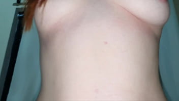 Mature redhead gets fucked until her pussy is open and