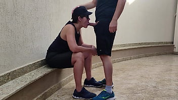 Lesbian girl lost a football bet, didn't pay and had