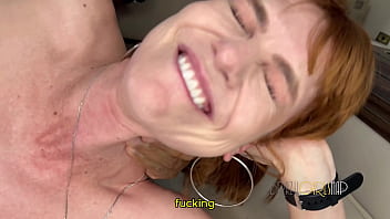 Fucking the ass of the redhead milf Reh Queen until