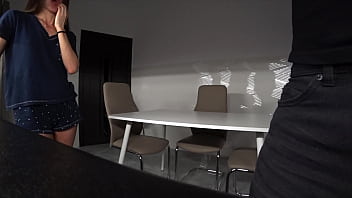 Real Cheating. Wife Fucks In The Kitchen With Her Husband's