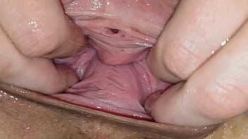 VERY WET PUSSY - CLOSE UP - INSIDE THE PUSSY
