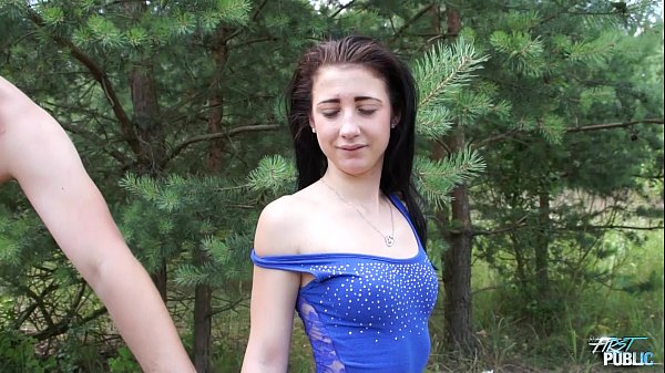 Huge creampie for cheated photo model in nature with big