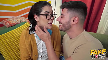 Fake Hostel - College girl loses it to TWO boys