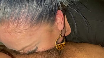 Stepdaughters Sloppy Deepthroat blowjob for Daddy